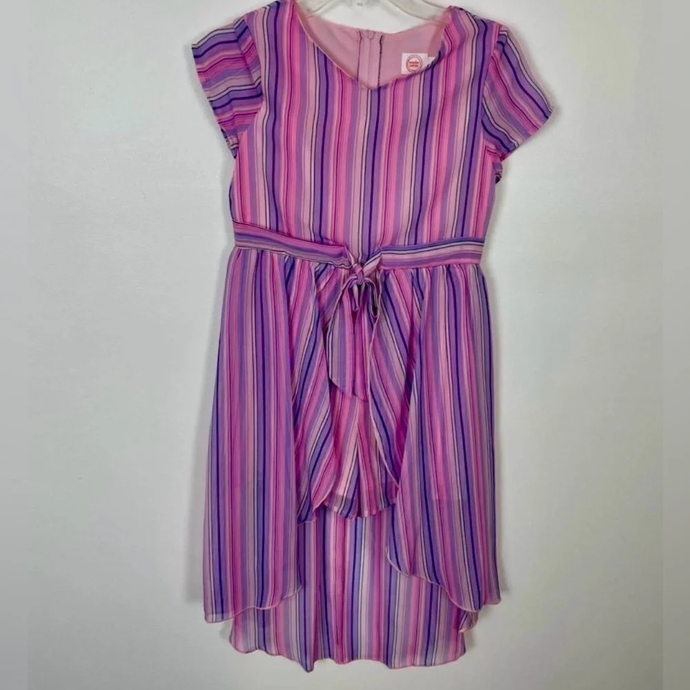 🎉2/$10 Kids striped Dress medium